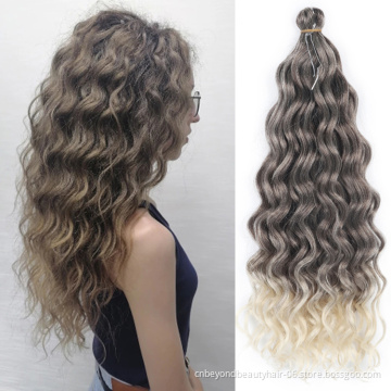 Ocean Wave Braiding Hair Extensions Crochet Braids Synthetic Hair Afro Curl spiral french curl Crochet Hair